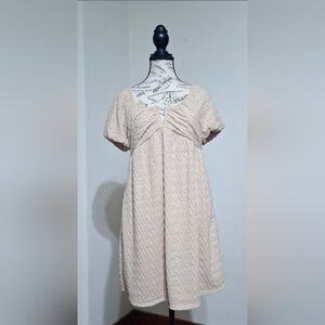 URBAN Romantics Cream Lace Midi Dress